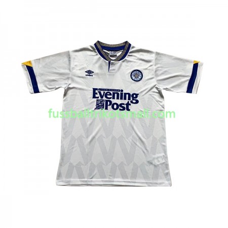 Fußballtrikots Leeds United Retro 1991-1992 Kurzarm Heimtrikotsatz kaufen